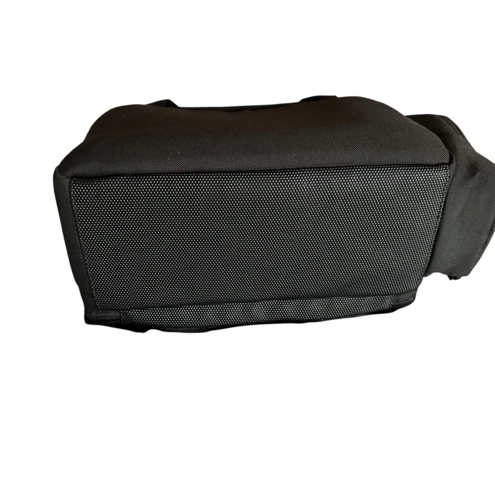 Black Camera Duffel Bag with Durable Material and Smooth Texture